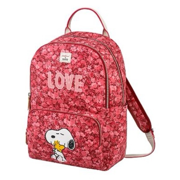 Cath Kidston x Peanuts Snoopy “LOVE” Floral Backpack